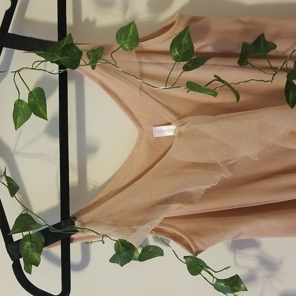 Light Pink Ruffled Dress - Picture 3 of 5